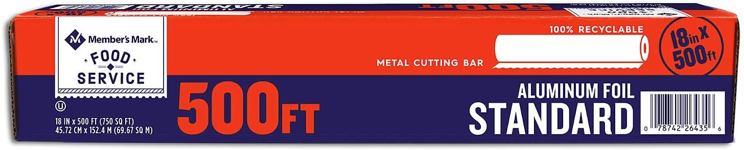 Member-s Mark Standard Food service Foil (18″ x 500 ft.)