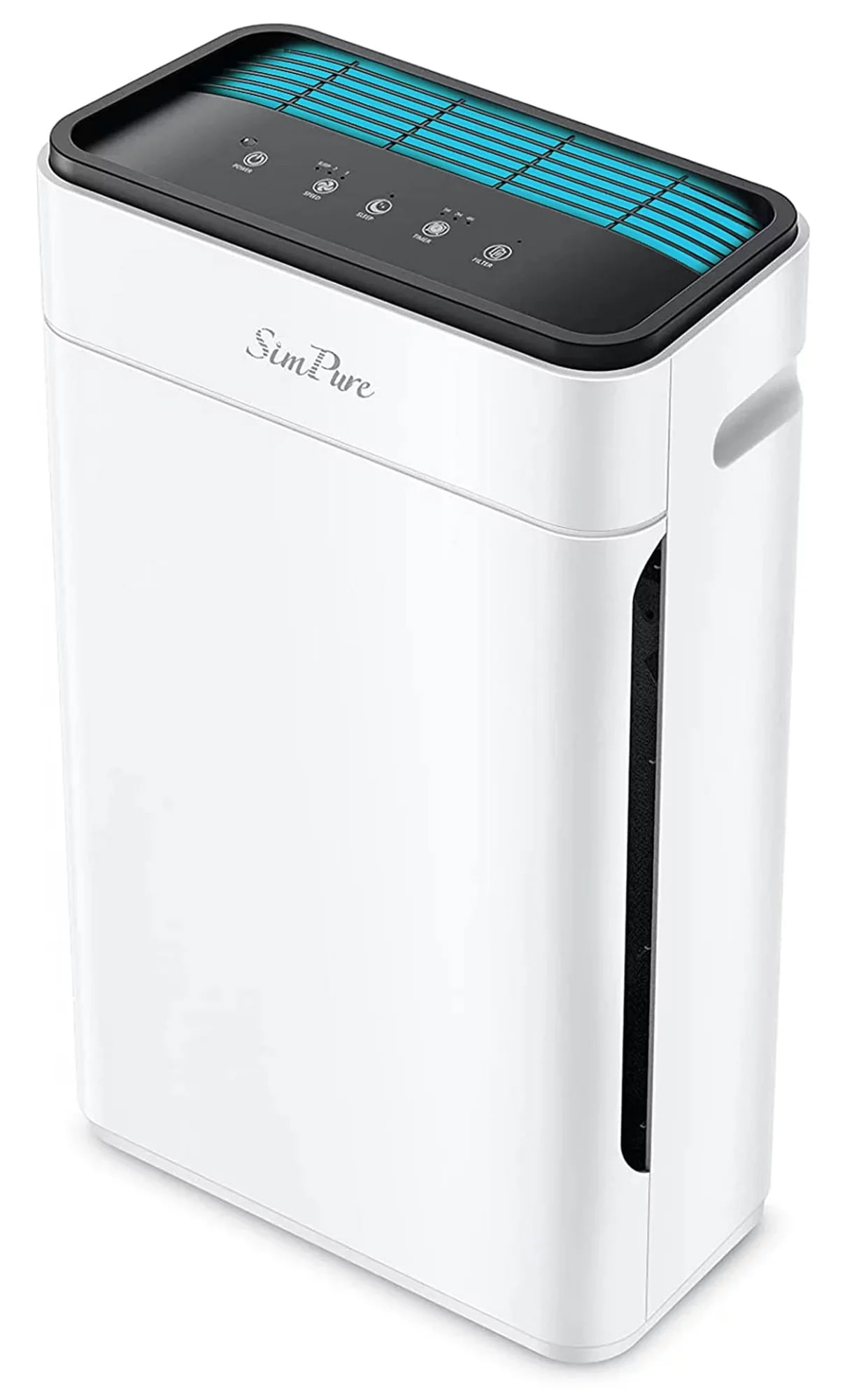 SimPure HP8 HEPA Air Purifier Air Filter Cleaner for Large Room 800 Sq Ft. Removal Allergies. Fire Smoke. Dust. White