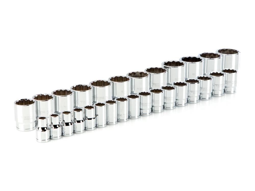 TEKTON 29-Piece Metric 1/2-in Drive 12-point Set Intermediate Socket Set