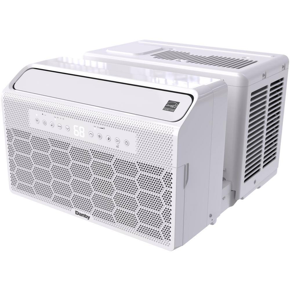 Danby DAC080B7IWDB-6 8000 BTU 350 sq.ft. U-Shape Window AC with Remote in White