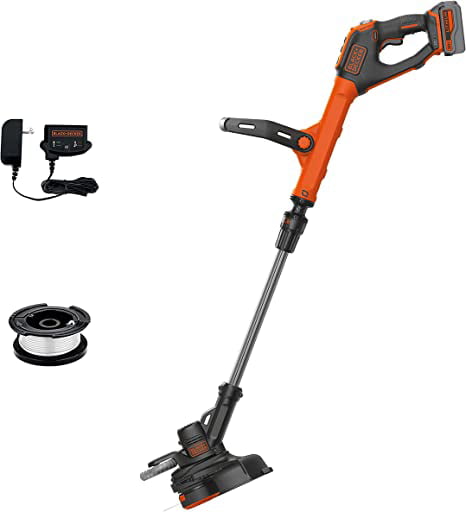 BLACK+DECKER 20V MAX Cordless Lithium-Ion EASYFEED 2-Speed 12 in. String Trimmer/Edger Kit