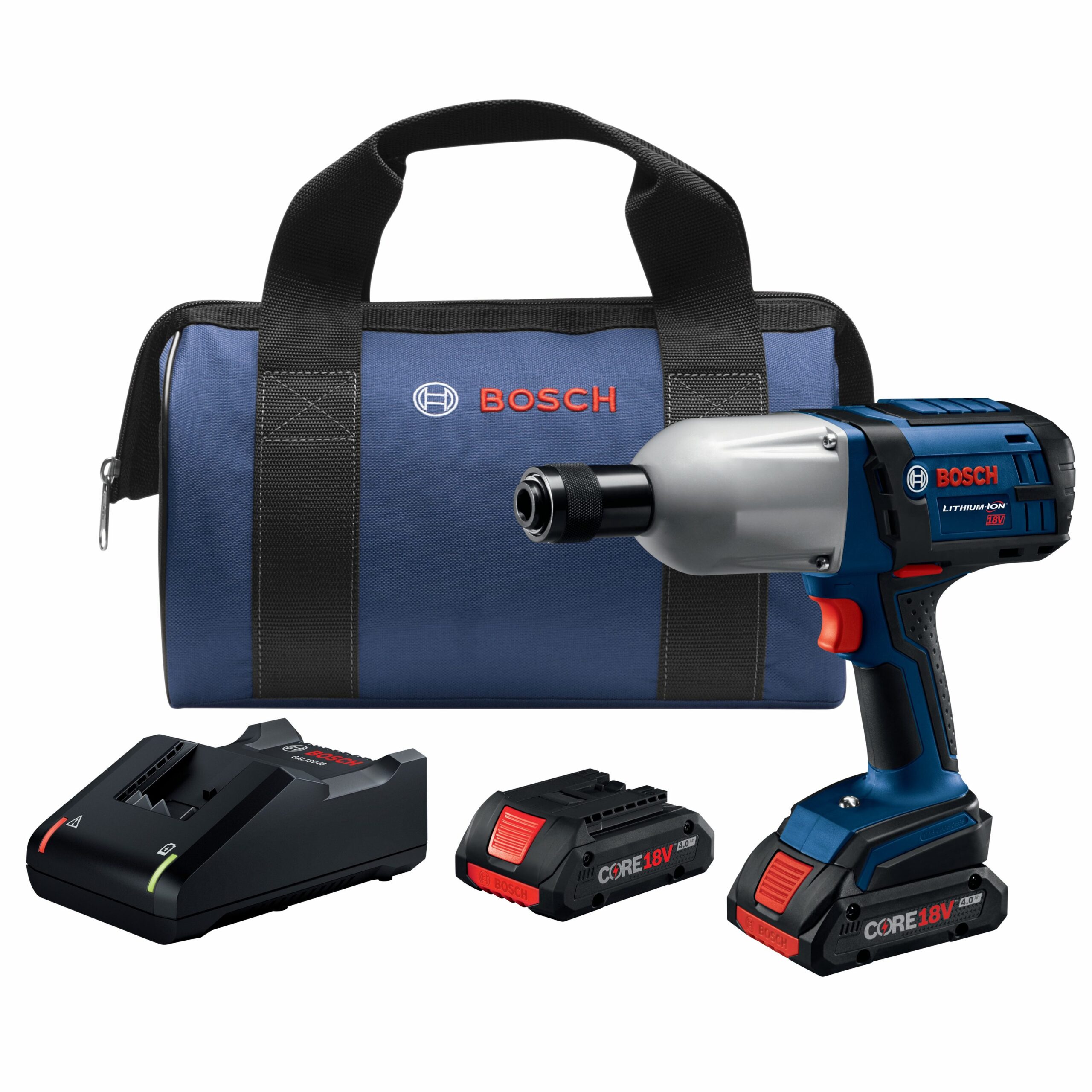 Bosch 18-volt Variable Speed 7/16-in Drive Cordless Impact Wrench (2-Batteries)