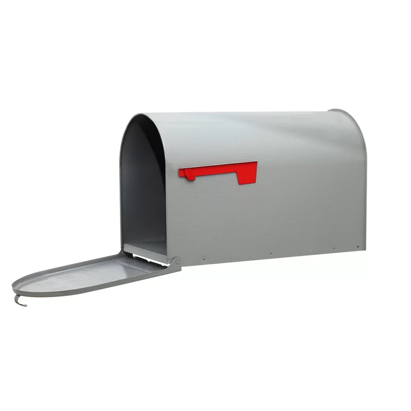 Gibraltar Mailboxes ST200000 Stanley Gray. Extra Large. Steel. Post Mount Mailbox