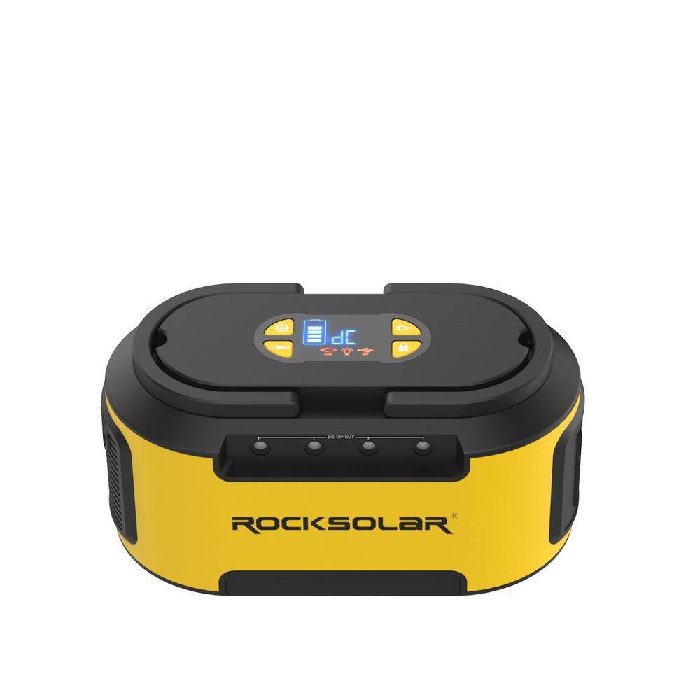 ROCKSOLAR RS420 READY 300-Watt Peak Push Button Start Quiet Gasless Portable Power Generator
