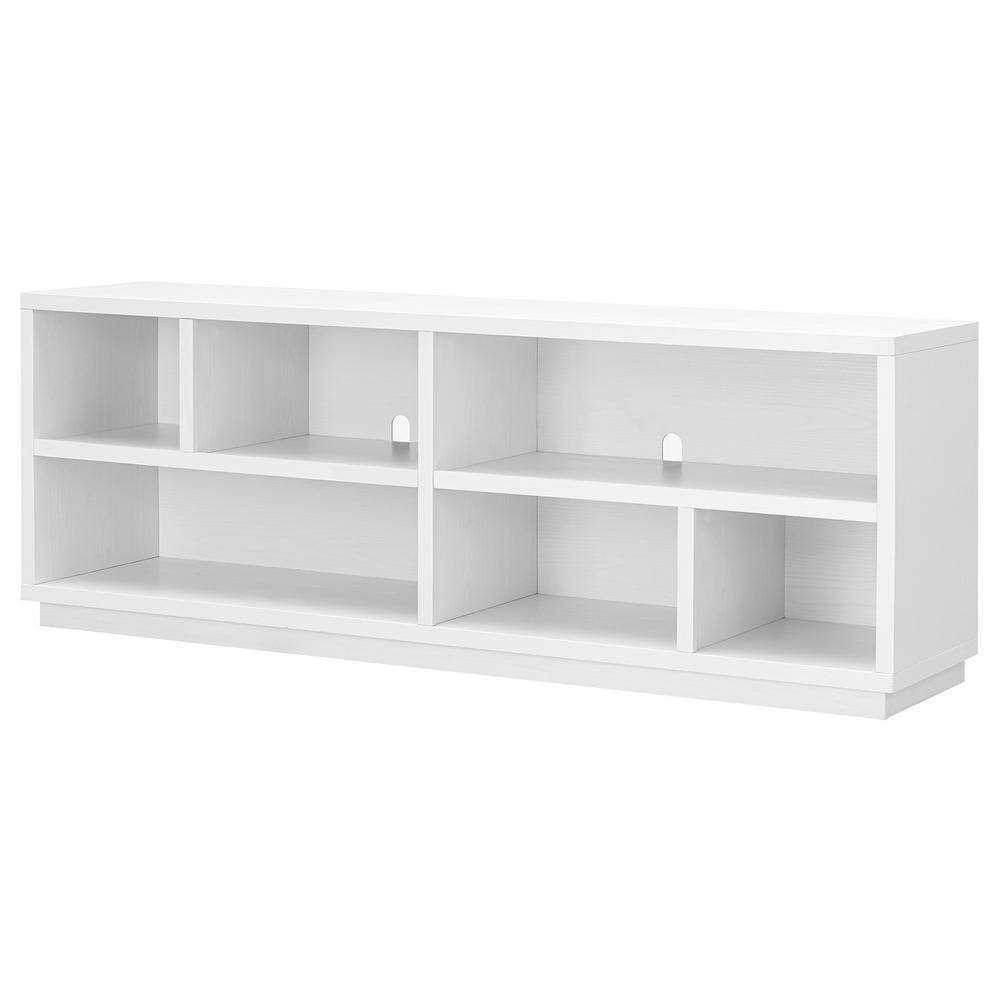Meyer&Cross  Bowman 70 in. White TV Stand Fits TV-s up to 75 in.