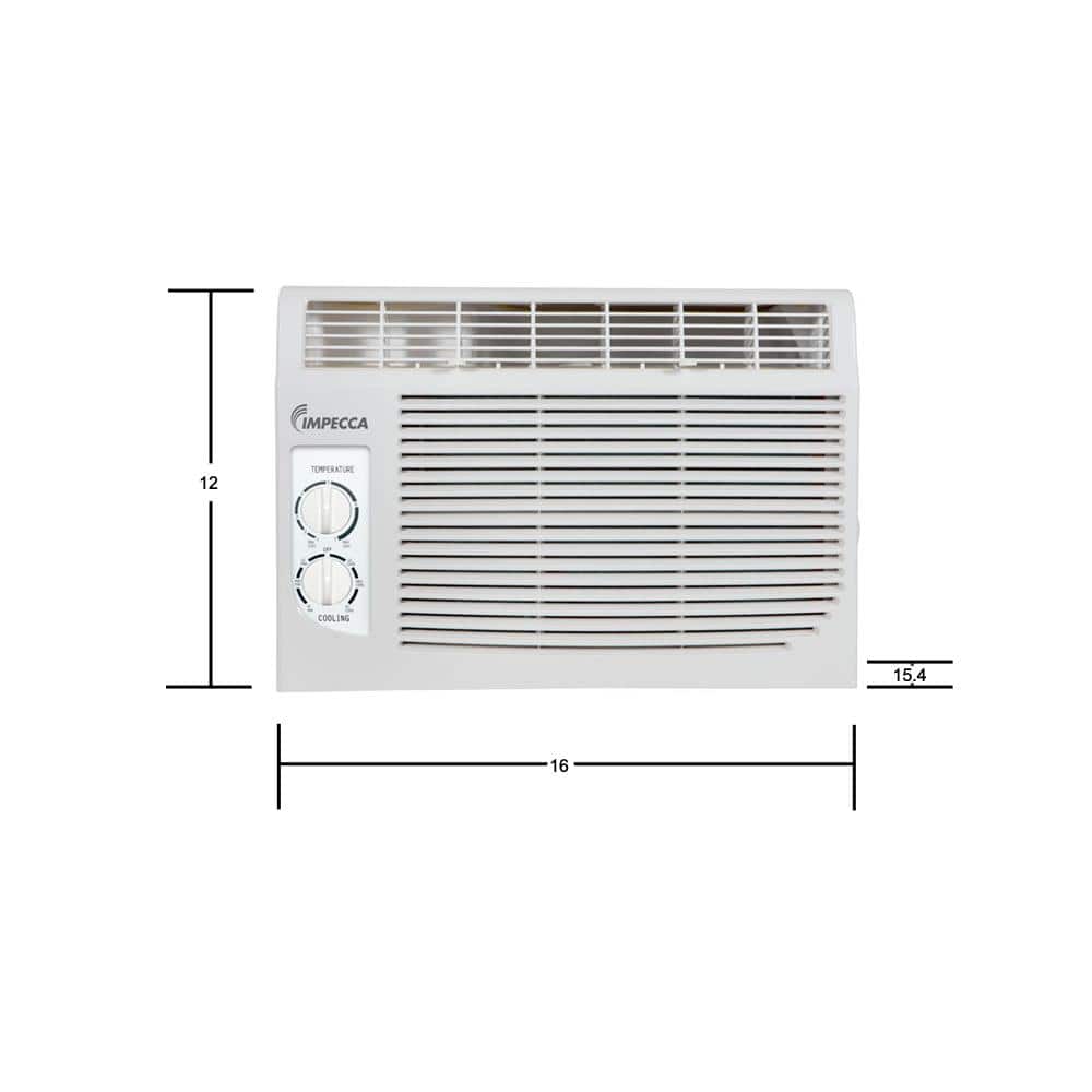 Impecca IWA05-KM15 5.000 BTU 115-Volt Mechanical Controlled Mini Window Air Conditioner