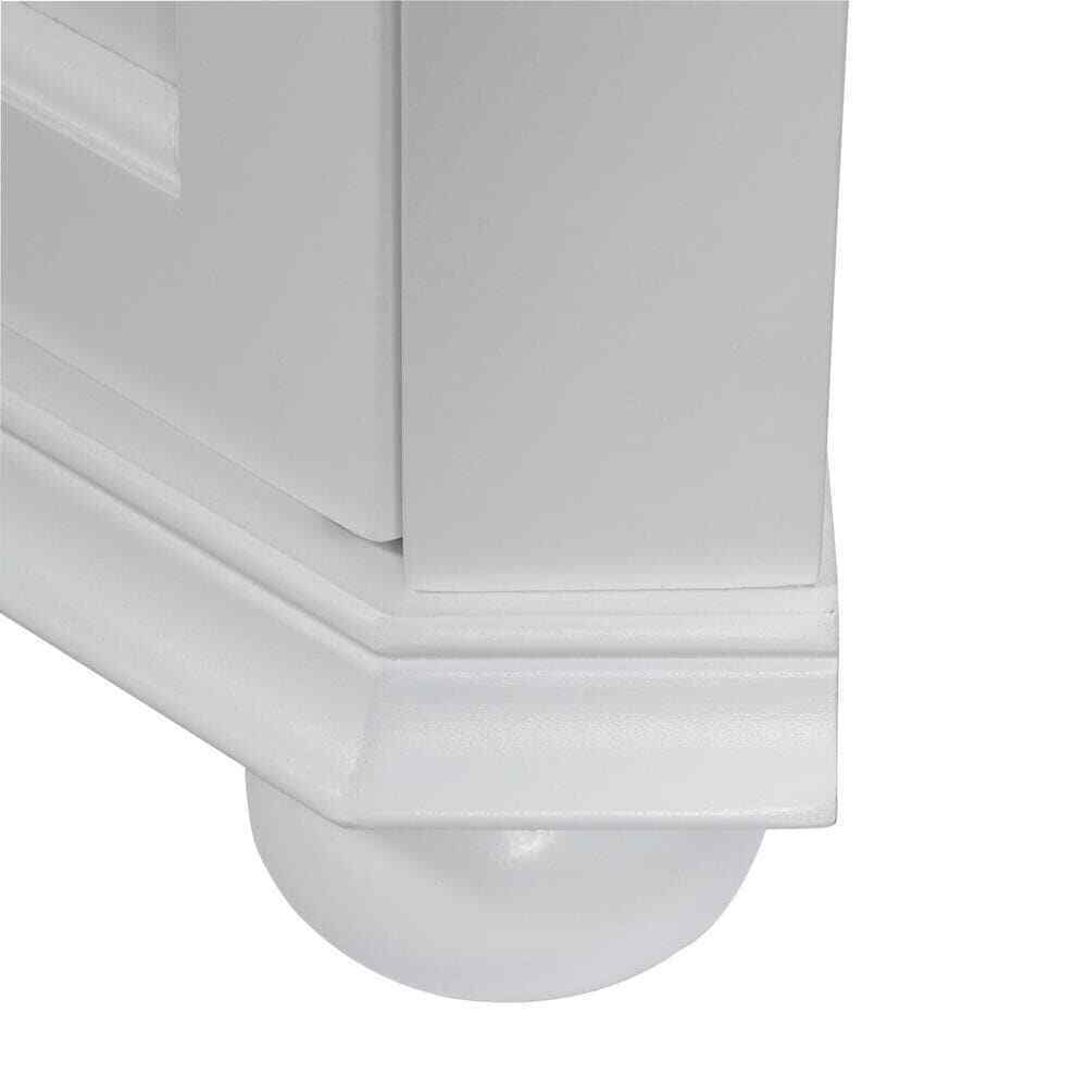 Home Decorators Collection Hampton Harbor 23 in. W x 13 in. D x 67-1/2 in. H Corner Linen Cabinet in White