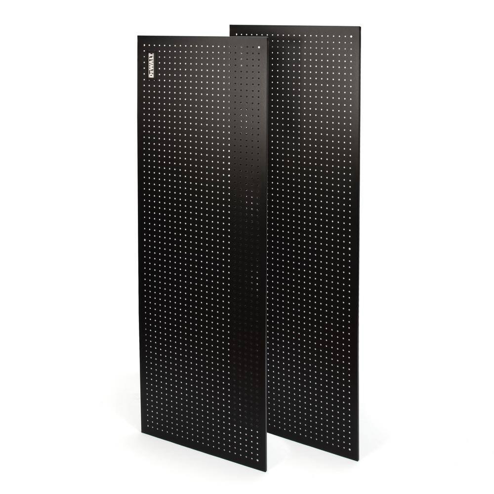 DEWALT DXST10000PBK 71 in. H x 24 in. W Pegboard Black Metal Kit for DXST10000 6 ft. Industrial Storage Rack