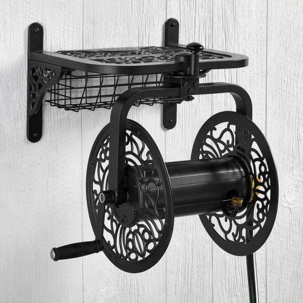 Bigbigmart 714-C Black Rotating hose reel Navigator