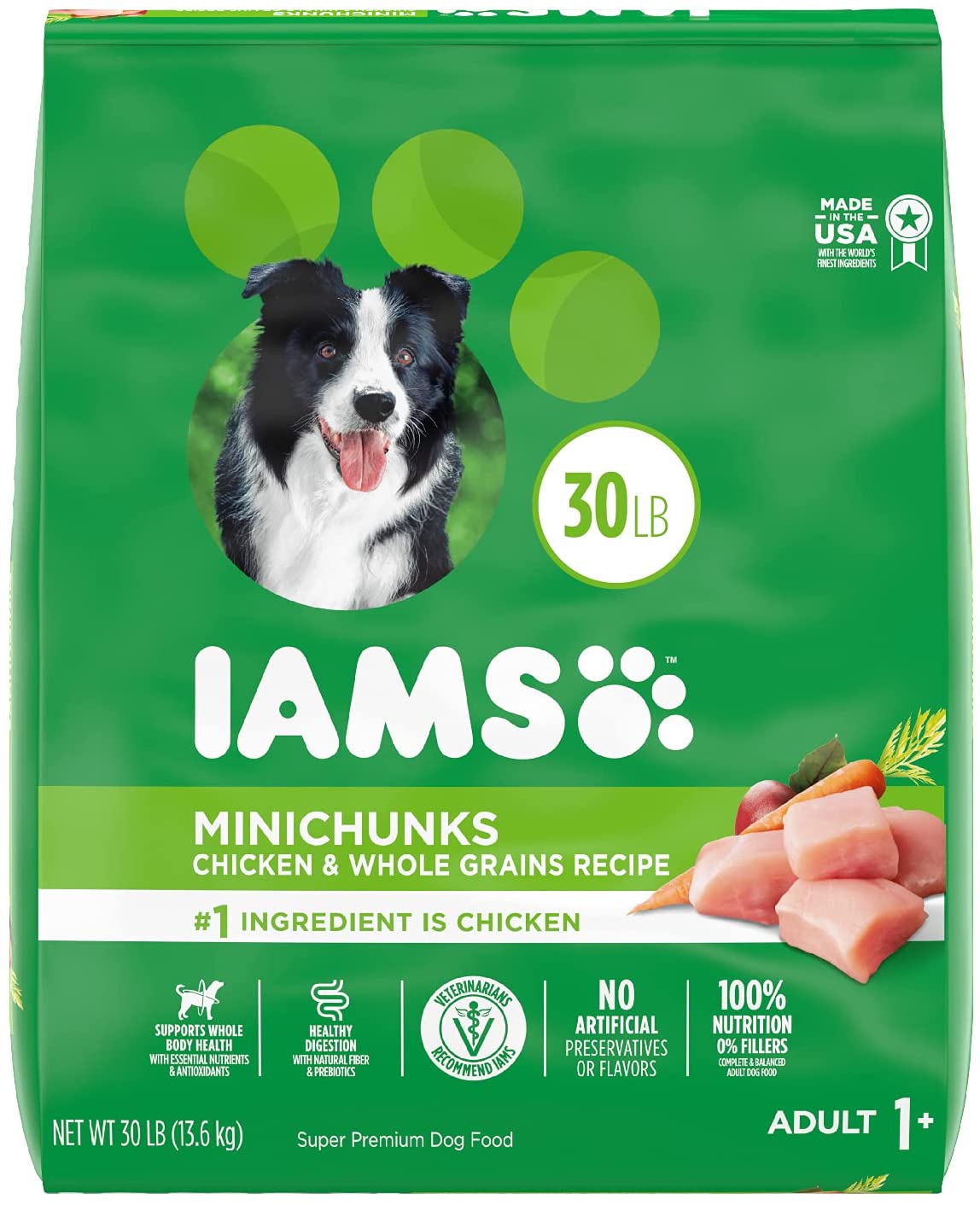 IAMS Minichunks Adult Dry Dog Food. Chicken. Style: Dry Food