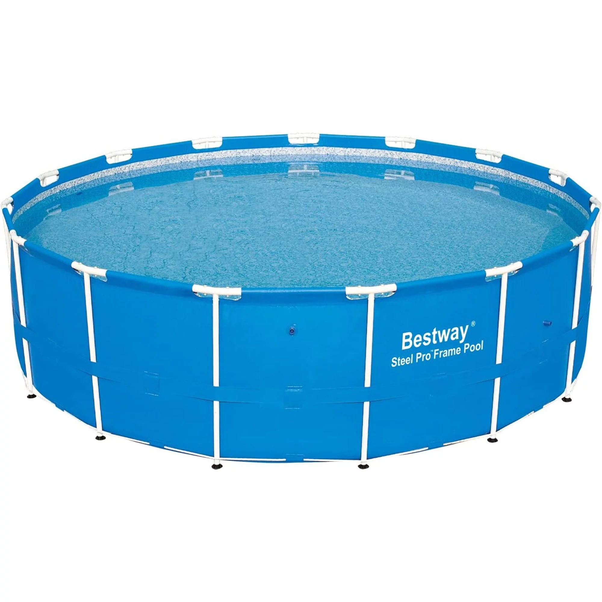 Bestway Steel Pro 15′ x 48″ Round Above Ground Outdoor Swimming Pool