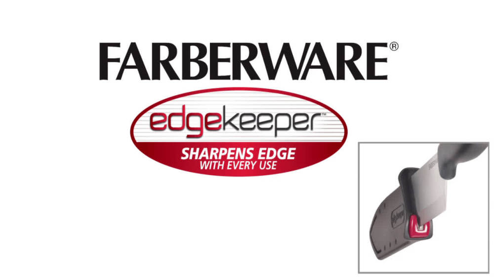 Farberware Edgekeeper Professional 15-piece Forged Triple Riveted Knife Block Set with Built-in Edgekeeper®