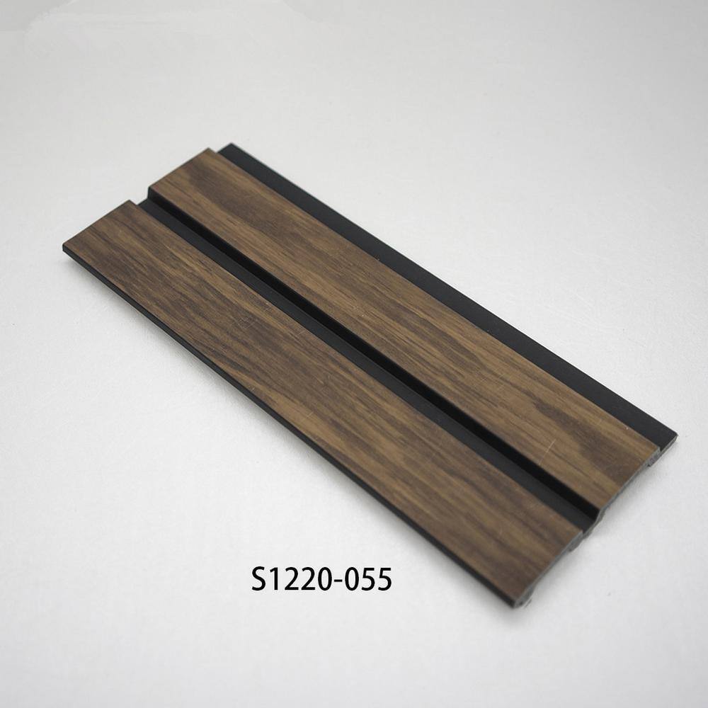 Ejoy VinylWallCladding_VWC_S055 94.5 in. x 4.8 in. x 0.5 in. Acoustic Vinyl Wall Cladding Siding Panel (Set of 6-Piece)