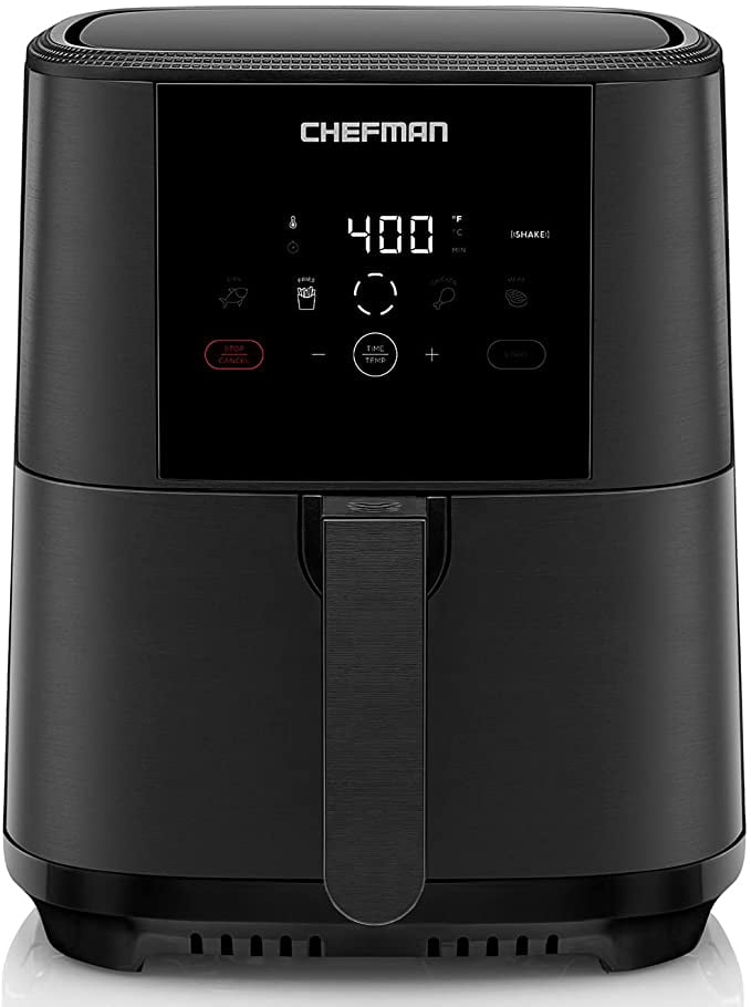 Chefman TurboFry Touch Air Fryer. One-Touch Digital Control. 5 Quart