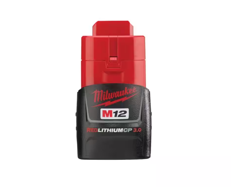Milwaukee 48-11-2430 M12 12-Volt Lithium-Ion Compact Battery Pack 3.0Ah (2-Pack)