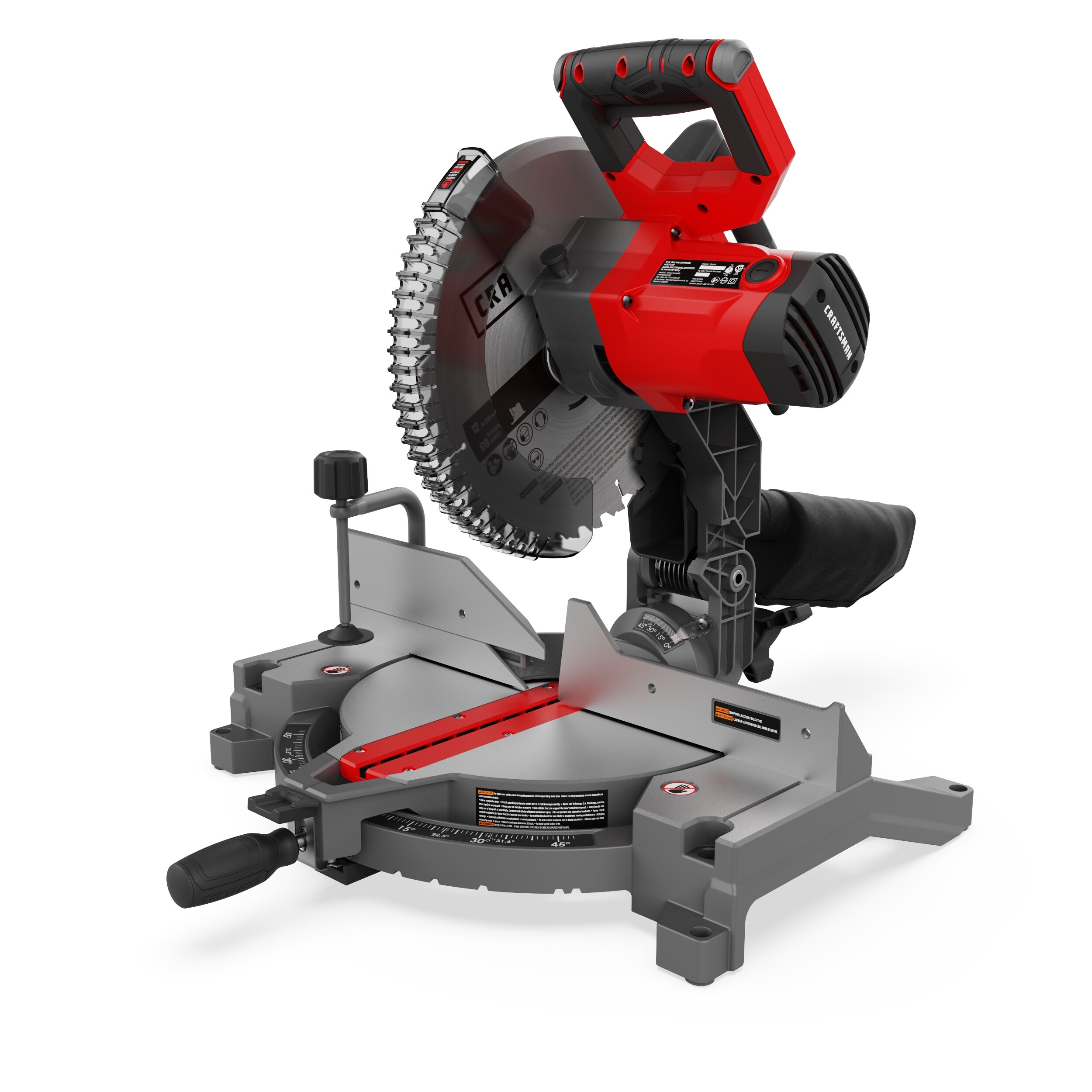 CRAFTSMAN 12-in 15-Amp Single Bevel Miter Saw (Corded)