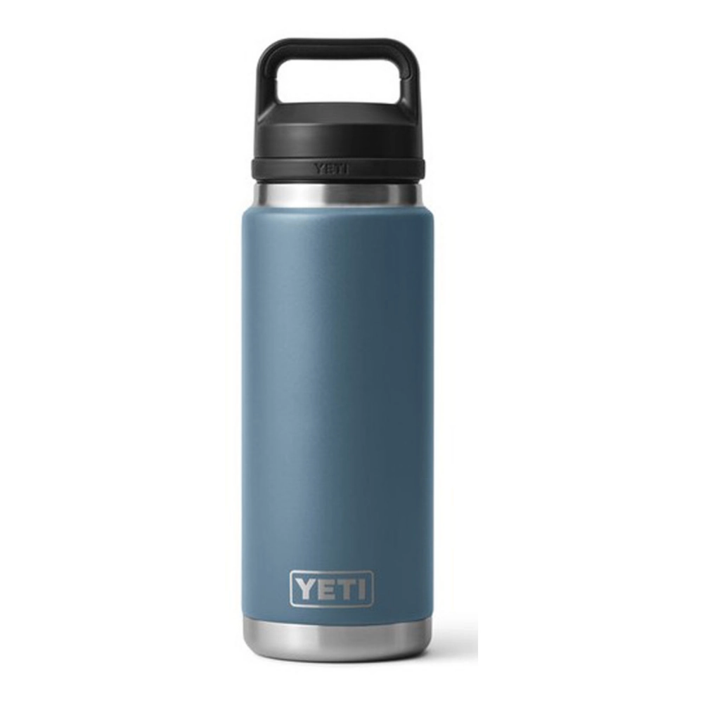 YETI Rambler 26 oz Bottle. Vacuum Insulated. Stainless Steel with Chug Cap. Nordic Blue