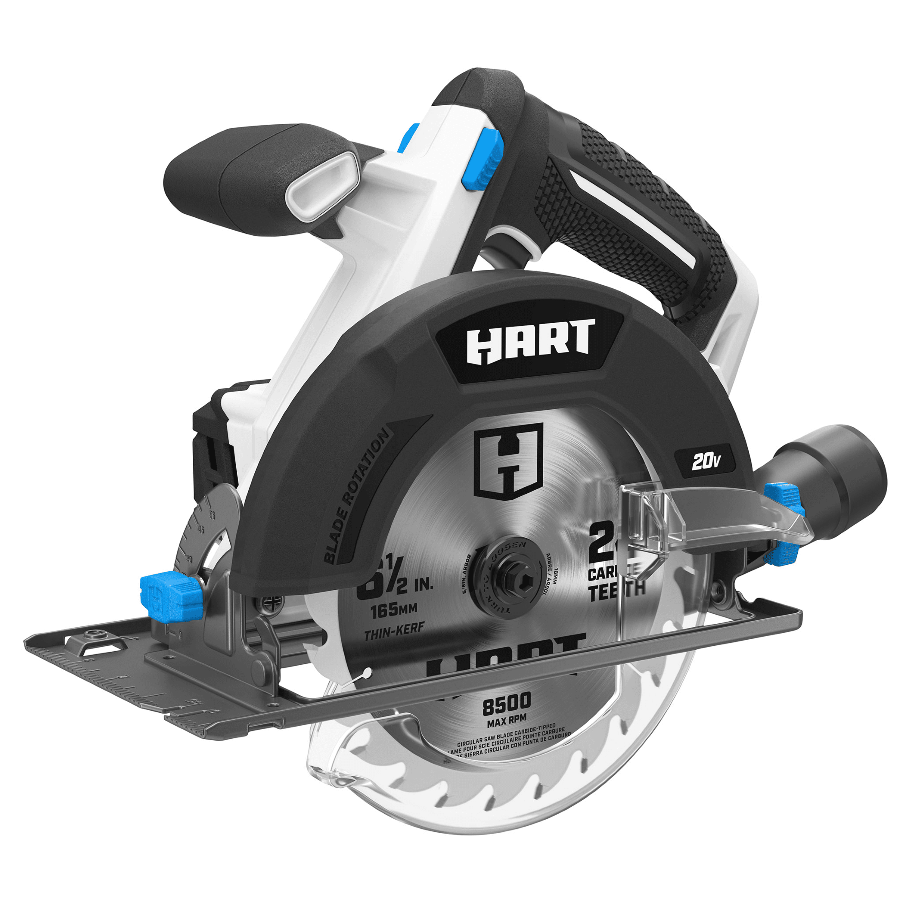 HART 20V Cordless 6.5-Inch Circular Saw (Battery Not Included) HPCS01