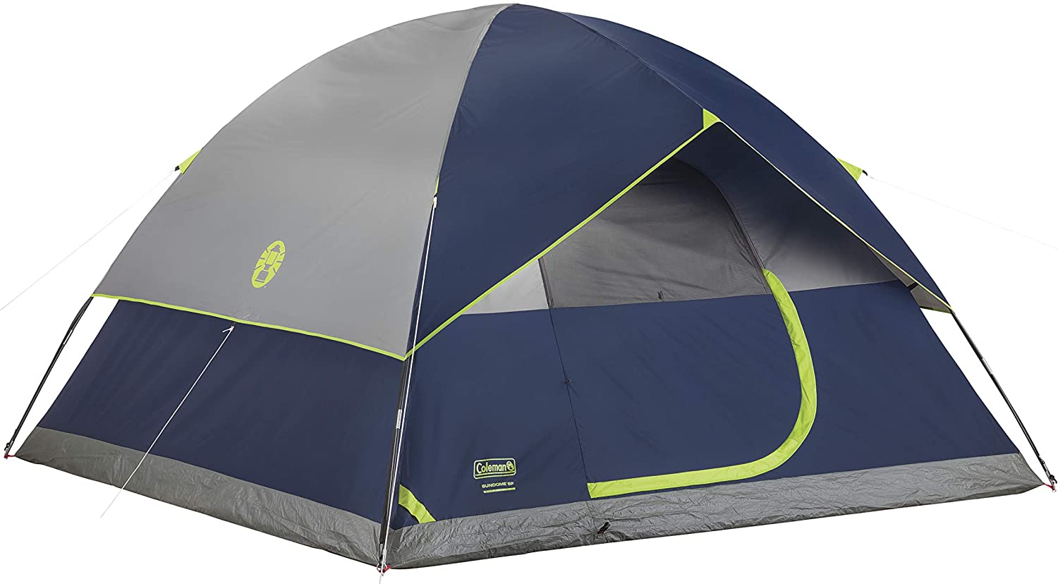 Coleman Sundome 6-Person Dome Camping Tent. Navy Blue