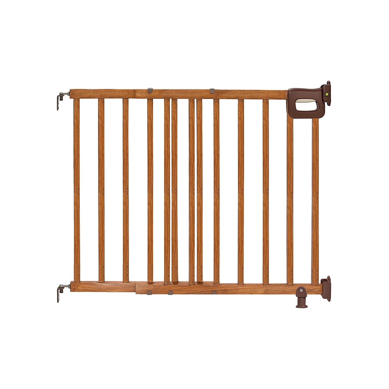 Summer Infant  48-in x 30.5-in Antique Oak Wood Safety Gate