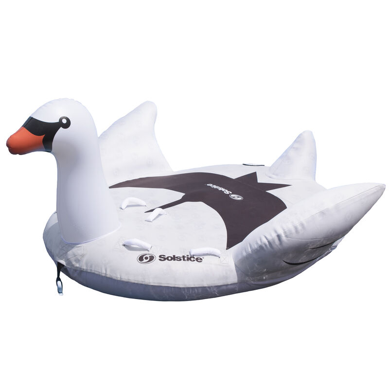 Solstice Swan Waterskiing Towable Inflatable Raft. 1-2 Persons