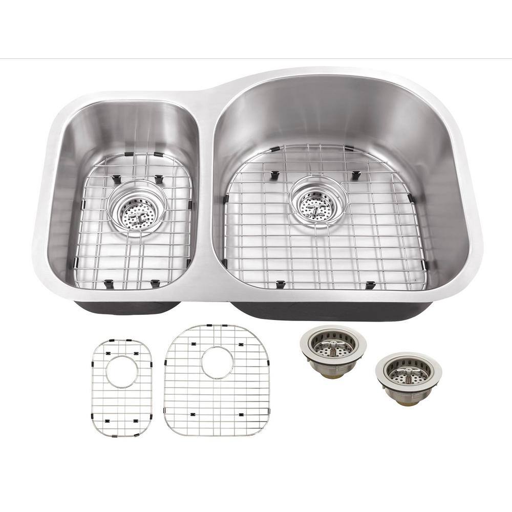 IPT Sink Company IPT3070P Undermount 18-Gauge Stainless Steel 31-1/2 in