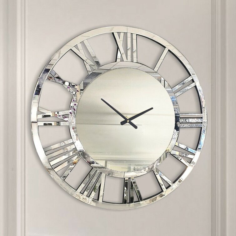 Everly Quinn Jeni Round Wall Clock - Size Large