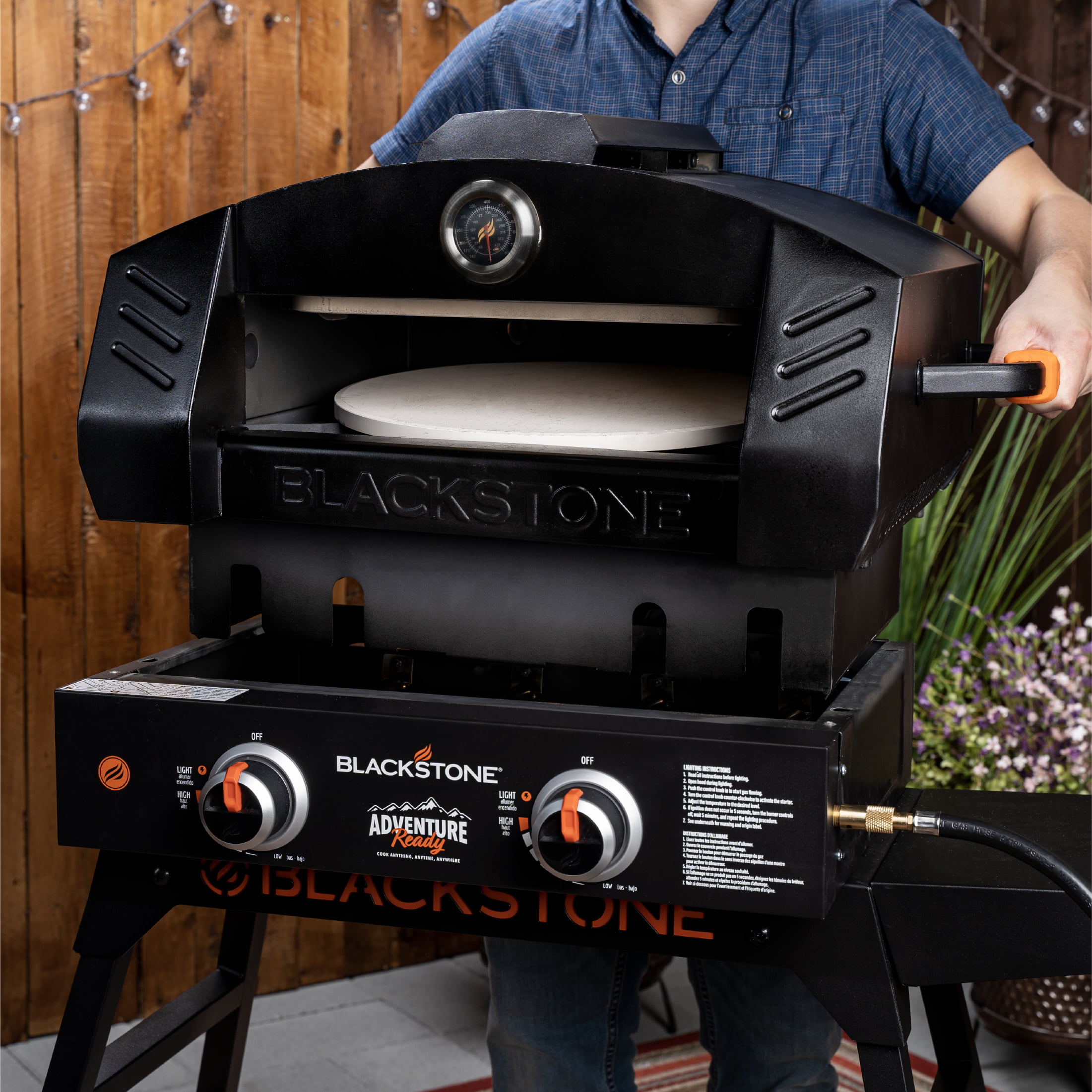 Blackstone Steel Outdoor Pizza Oven Add on – Fits 22 Tabletop Models