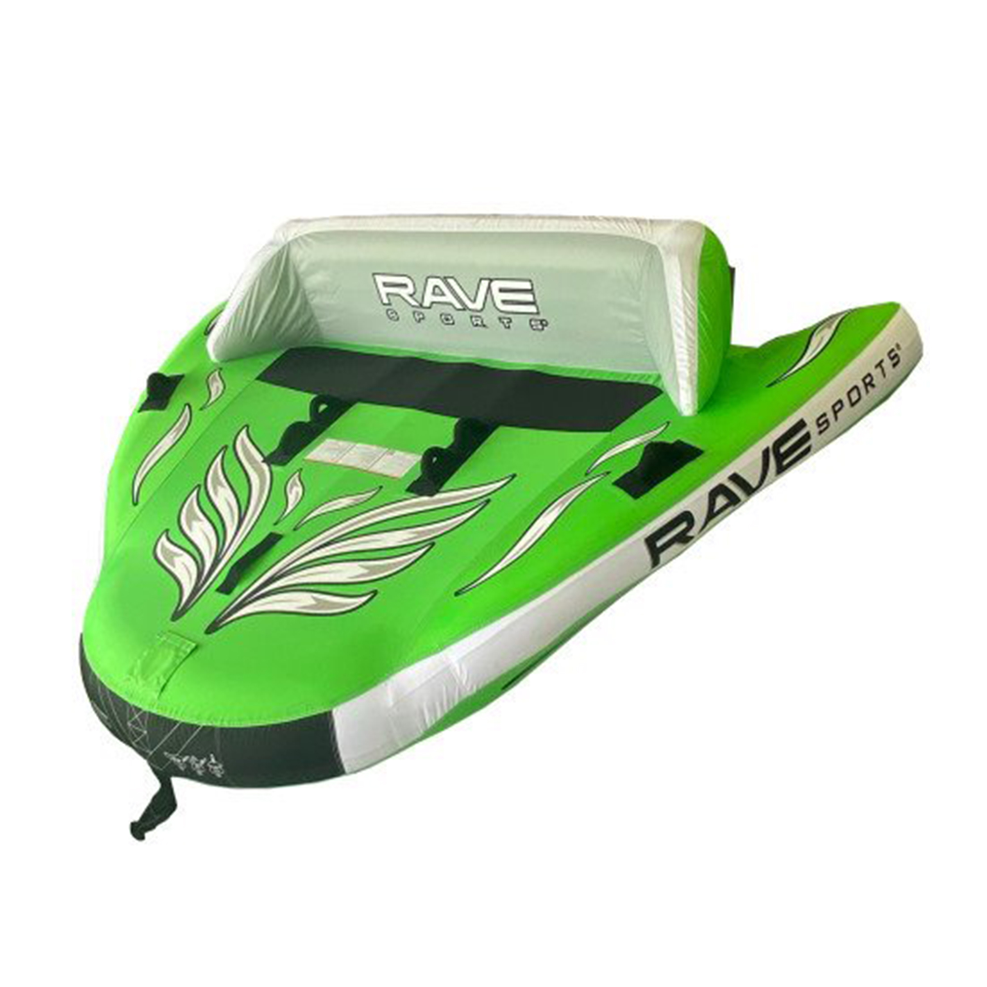 RAVE Sports Inflatable Wake Hawk Towable Boating Water Tube Raft. Green