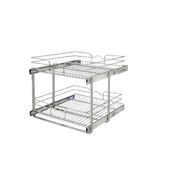 Rev-A-Shelf  Two-Tier Pull-Out Baskets 20.75-in W x 19-in H 2-Tier Pull Out Metal Soft Close Baskets & Organizers