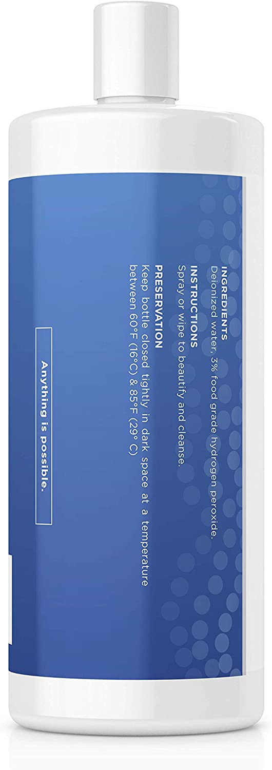 Essential Oxygen. Food Grade Hydrogen Peroxide. 3%. 32 fl oz. 1 Pack