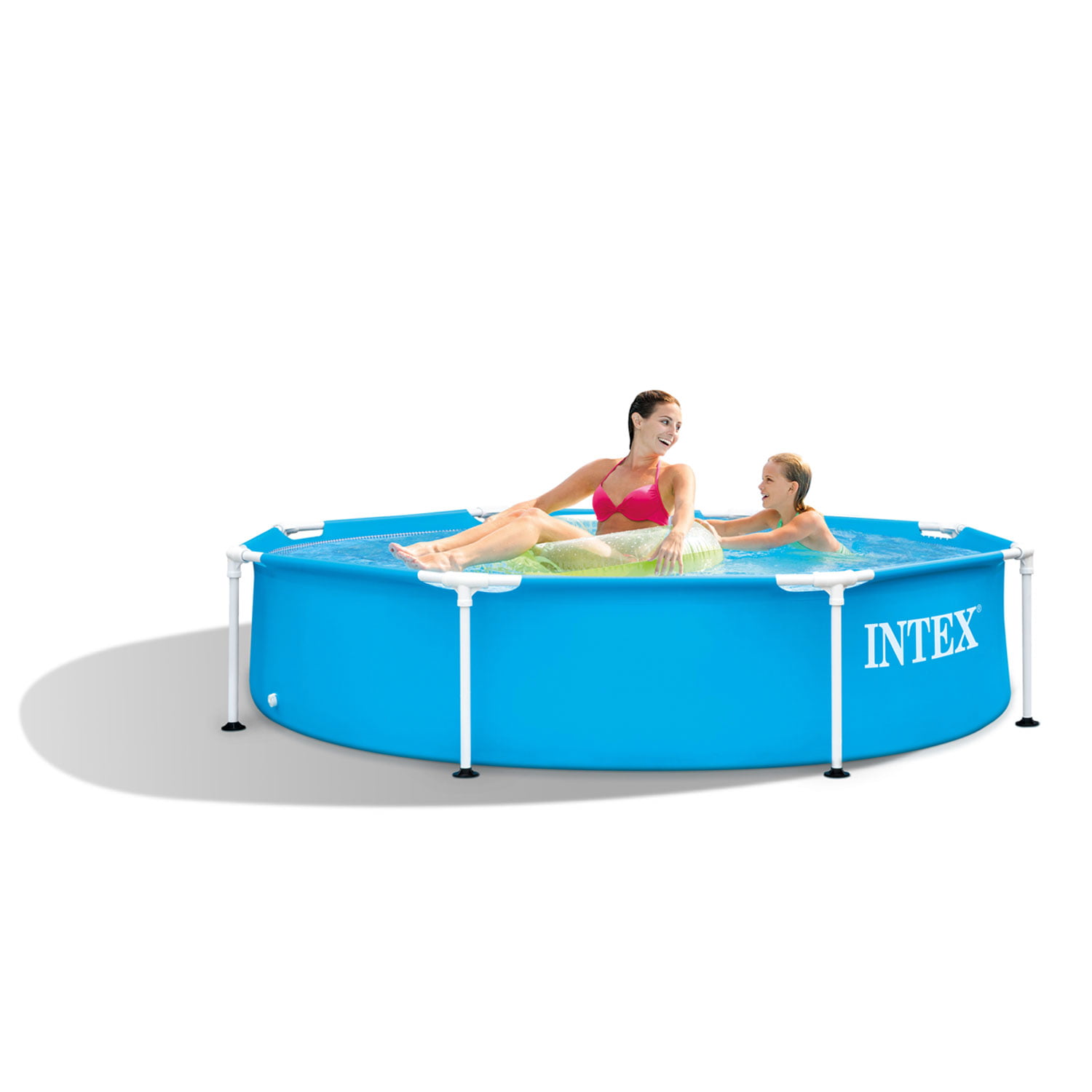 Intex 28205EH 8′ X 20″ Rust Resistant Durable Steel Frame Swimming Pool. Metal Frame Pools. Round