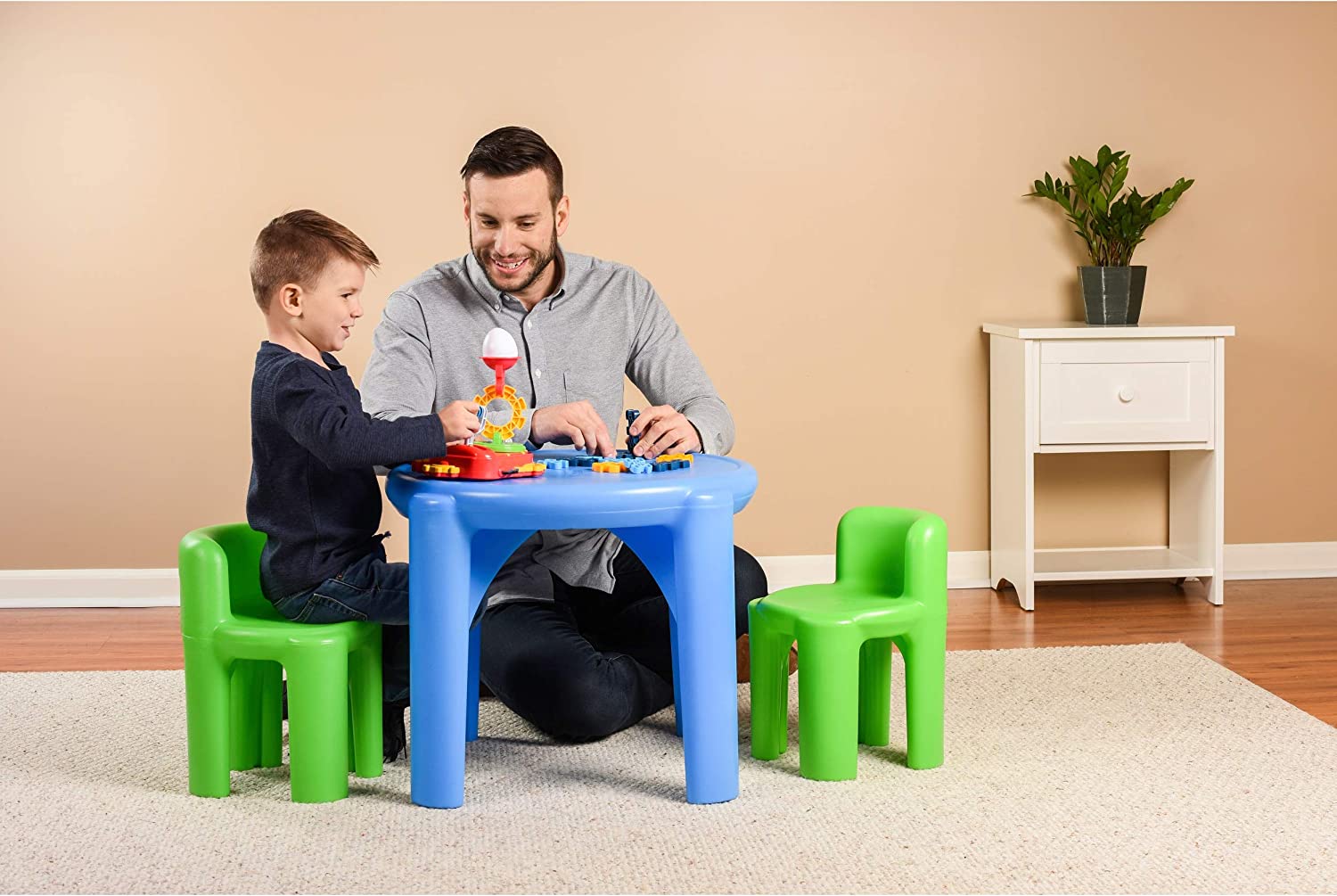 Little Tikes Bright ‘n Bold Table & Chairs. Green/Blue