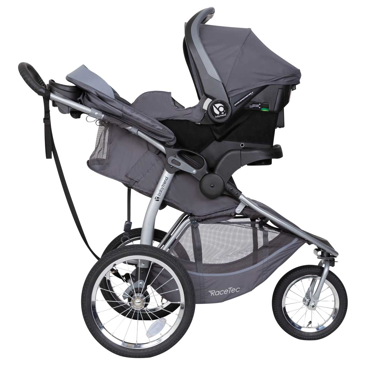 Baby Trend Expedition Race Tec Jogging Stroller. Ultra Grey