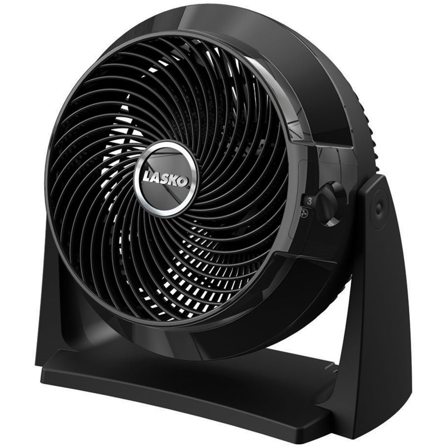 Lasko 10″ Air Flexor 3- Speed High Velocity Floor Fan . 3635. Black