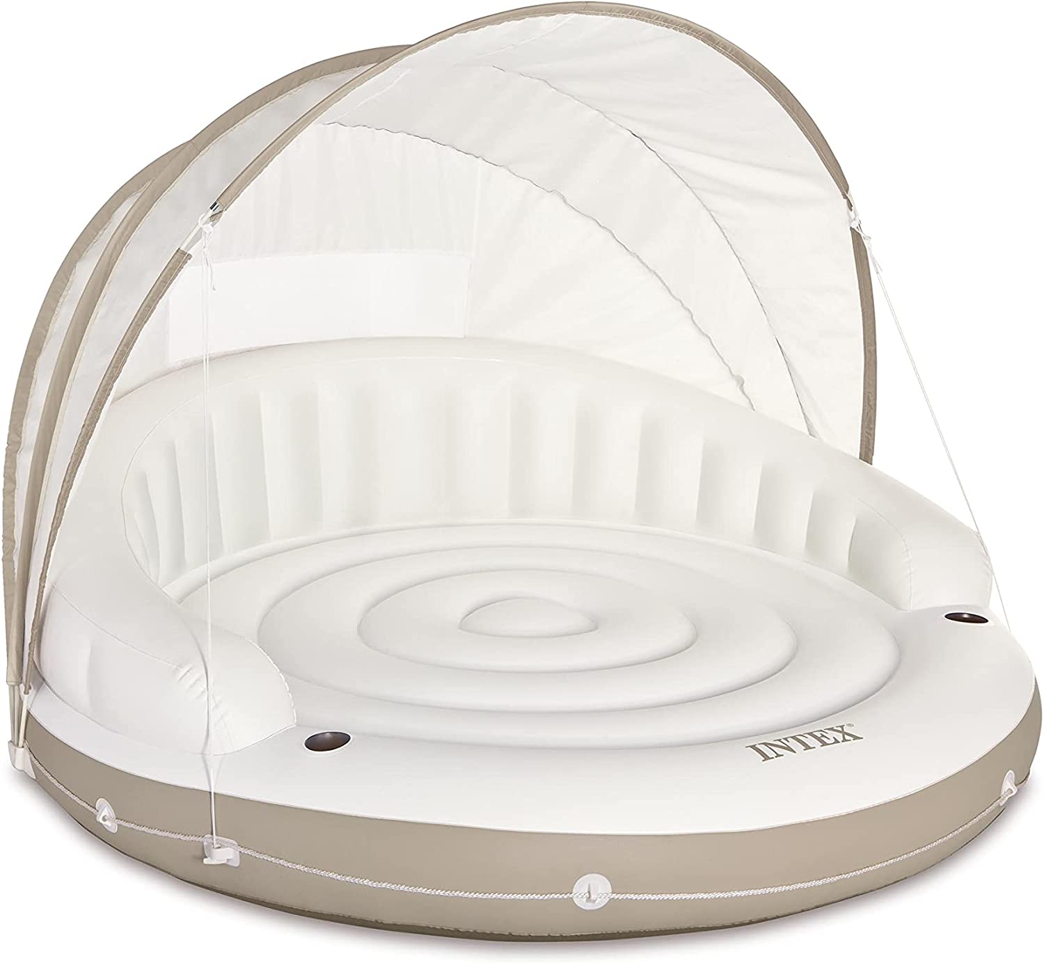 Intex 58292EU Canopy Inflatable. 78″ X 59″. White/Tan