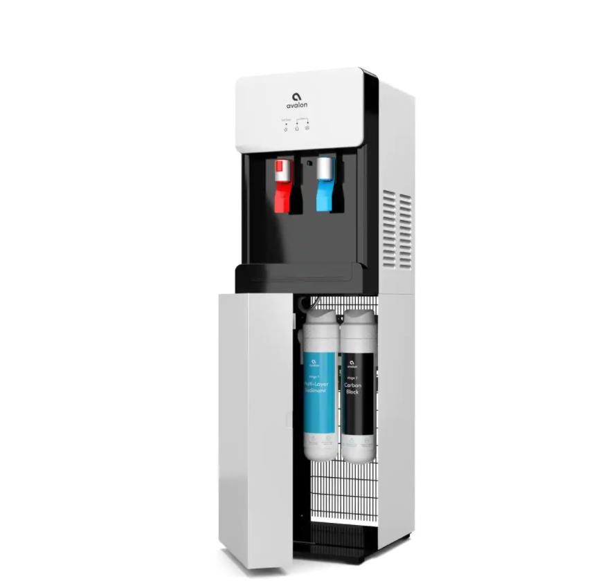 Avalon Self-Cleaning Touchless Bottle-Less Water Cooler Dispenser with Hot/Cold Water. Child Lock. NSF/UL/ENERGY STAR. White