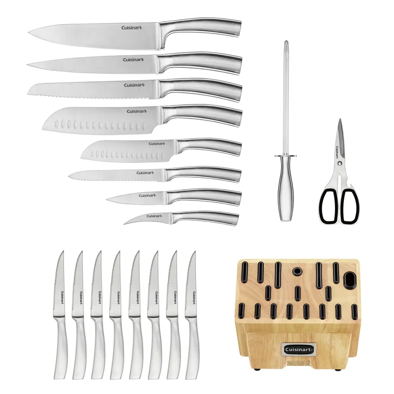 Cuisinart C77SS-19P Normandy Collection 19-Piece Cutlery Block Set