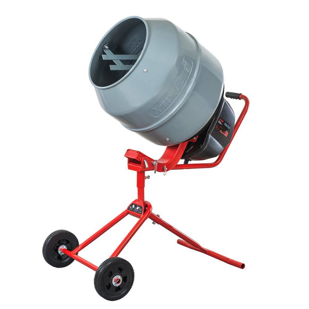 XtremepowerUS 67008-H 4.6 cu. ft. 130 l 550-Watt Portable Electric Concrete Cement Mixer Barrow Machine Mixing Mortar
