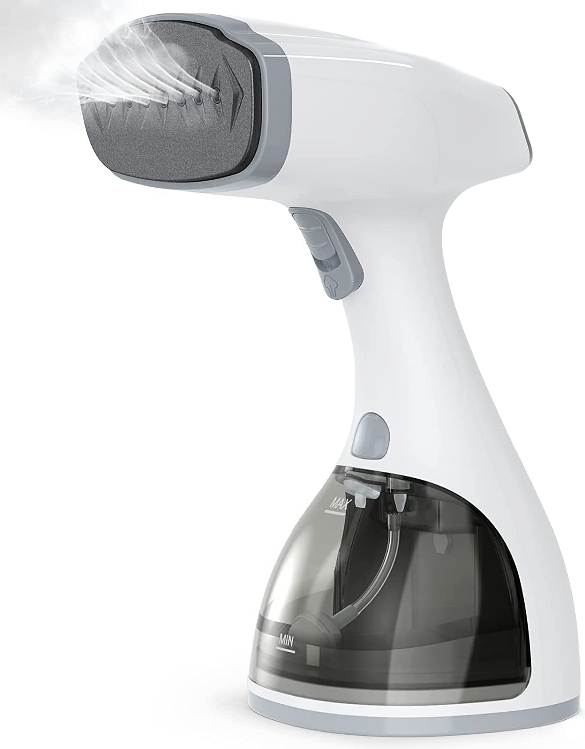 Homuserr Handheld Garment Steamer 1800W 20s Heat Up Steamer for Clothes with LCD Smart Screen. 2 Steam Options Fabric Steamer. Upgraded Nozzle and 350ml Water Tank