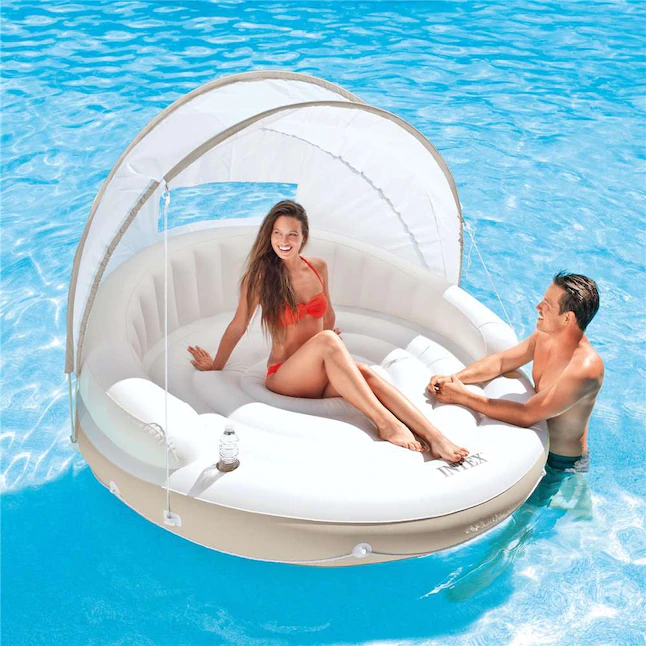 Intex  2-Seat White Inflatable Raft