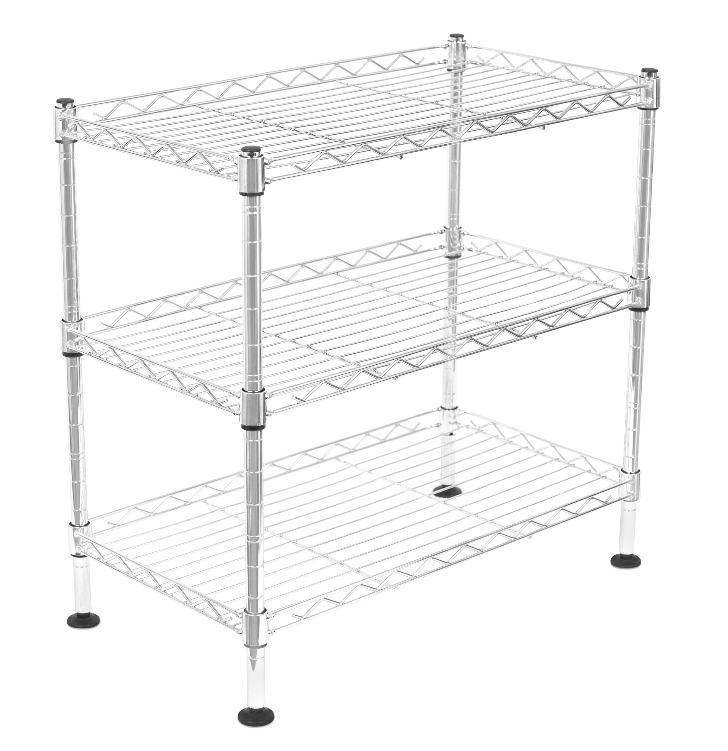 3-Tier Mini Wire Utility Shelving Rack
