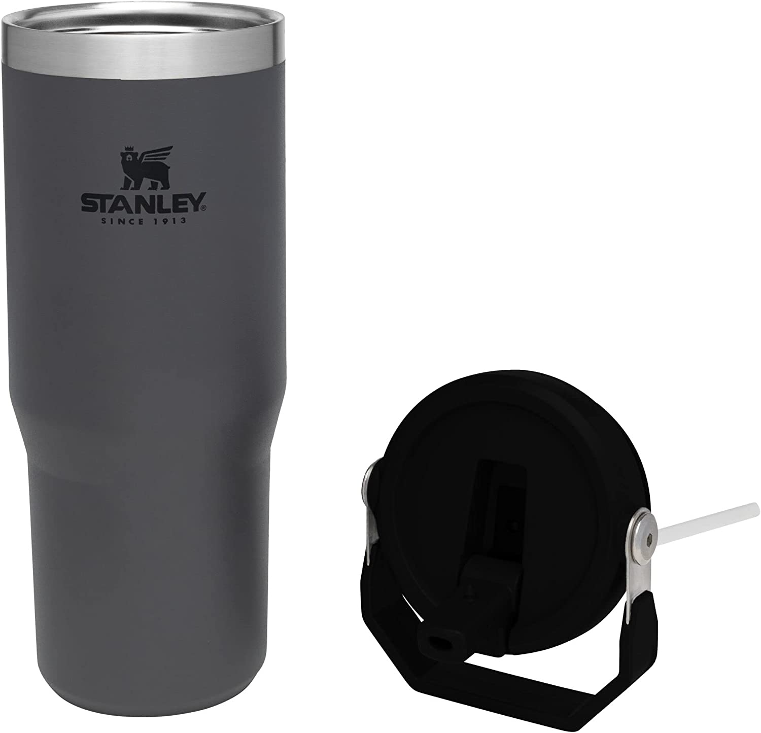 Stanley Iceflow Flip Straw 30 oz Tumbler (Charcoal)