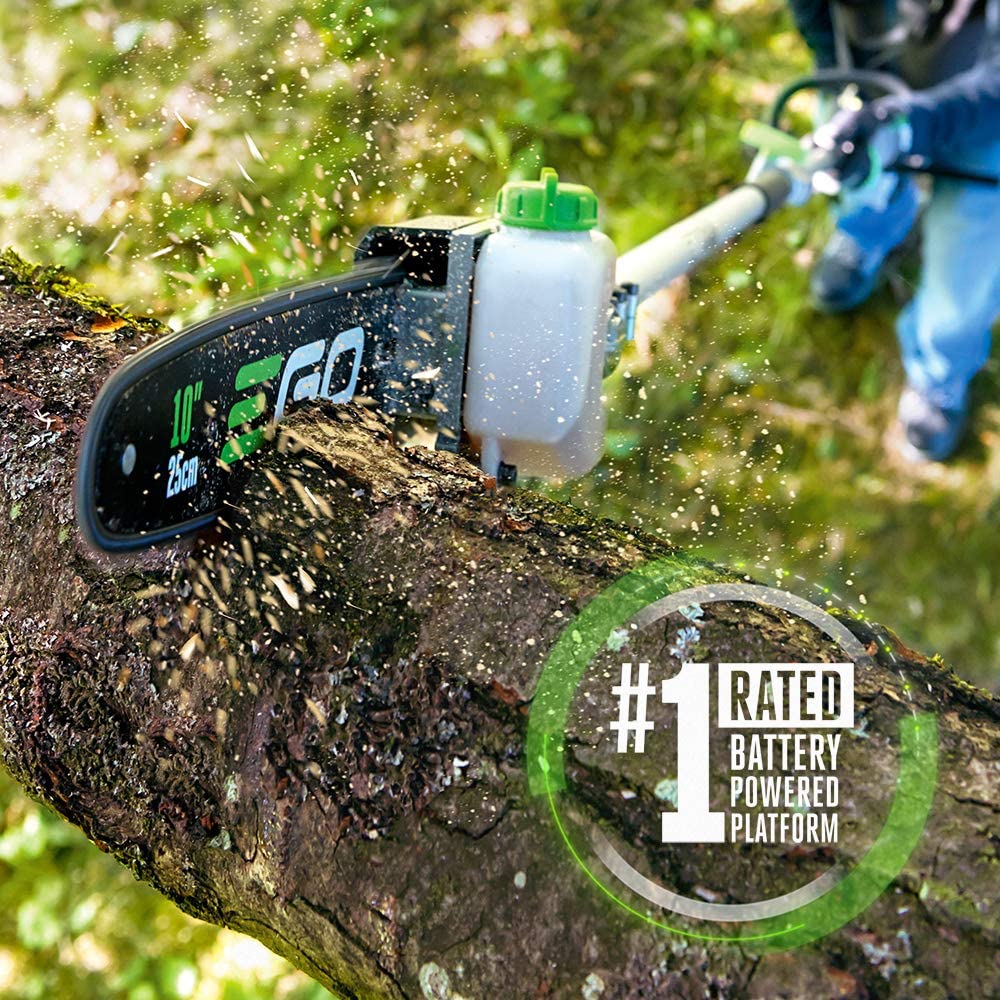 EGO Power+ MPS1000 10.5-Inch Pole Saw & Power Head Battery and Charger Not Included. Black