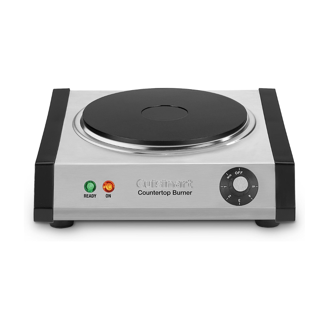 Cuisinart CB-30P1 Cast-Iron Single Burner. Stainless Steel