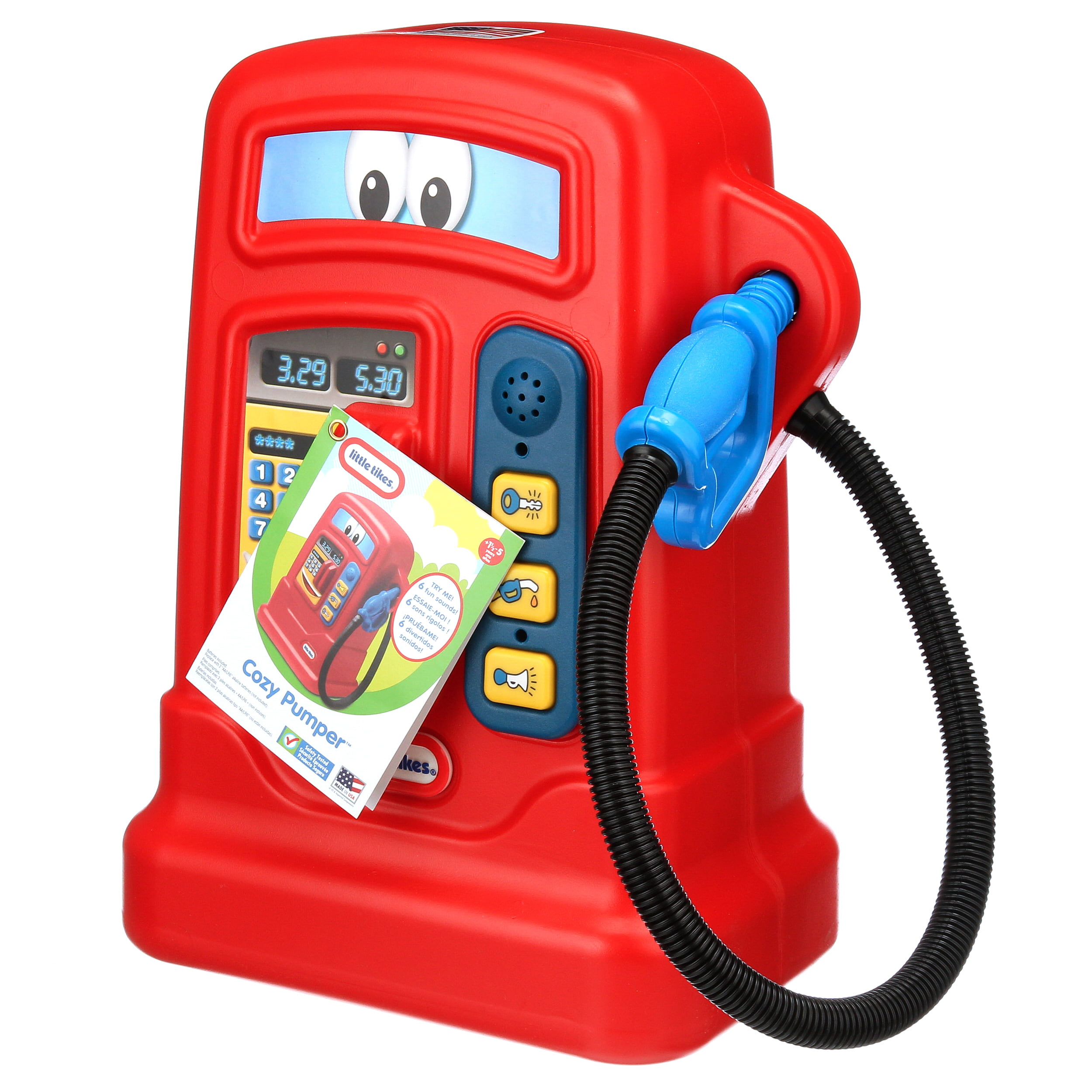 Little Tikes Cozy Pumper in Red. Pretend Play Toy with Interactive Sounds. Ideal for Use with Cozy Coupe Ride-on Cars- For Kids Boys Girls Ages 2-5 Years old