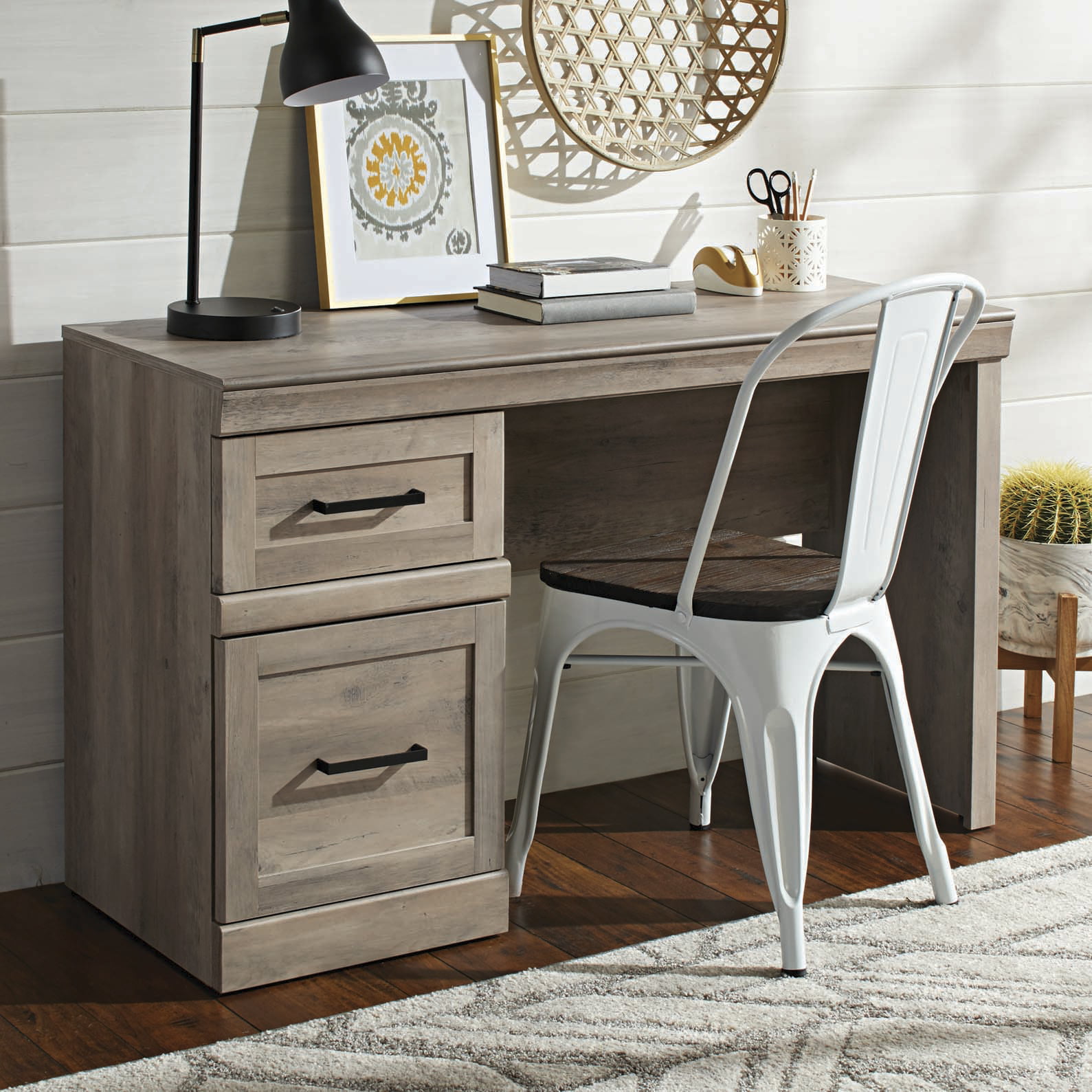 Better Homes & Gardens Glendale Transitional Desk. Rustic Gray Finish