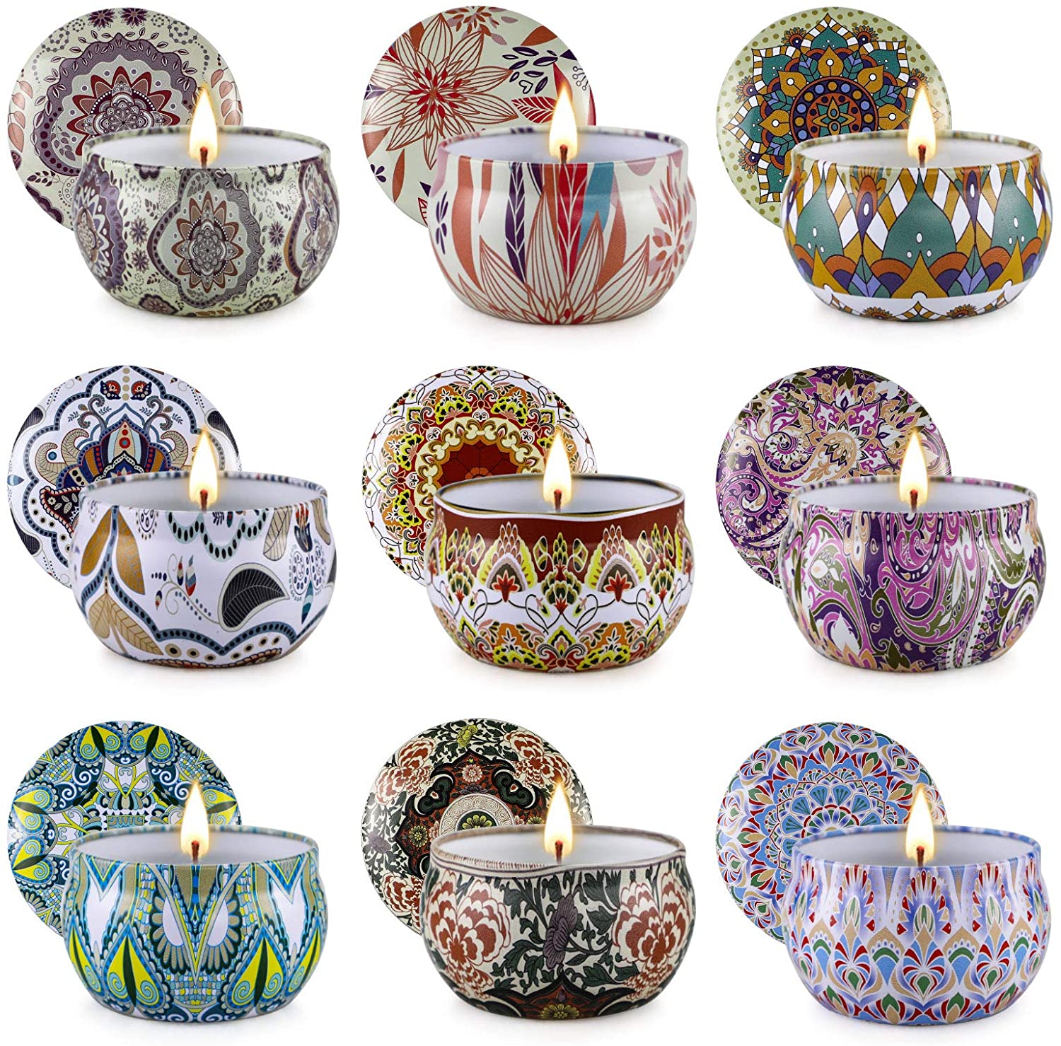 Scented Candles Gifts for Women.Candles for Home Scented.9 Pack Gifts for Mother Brithday Valentines