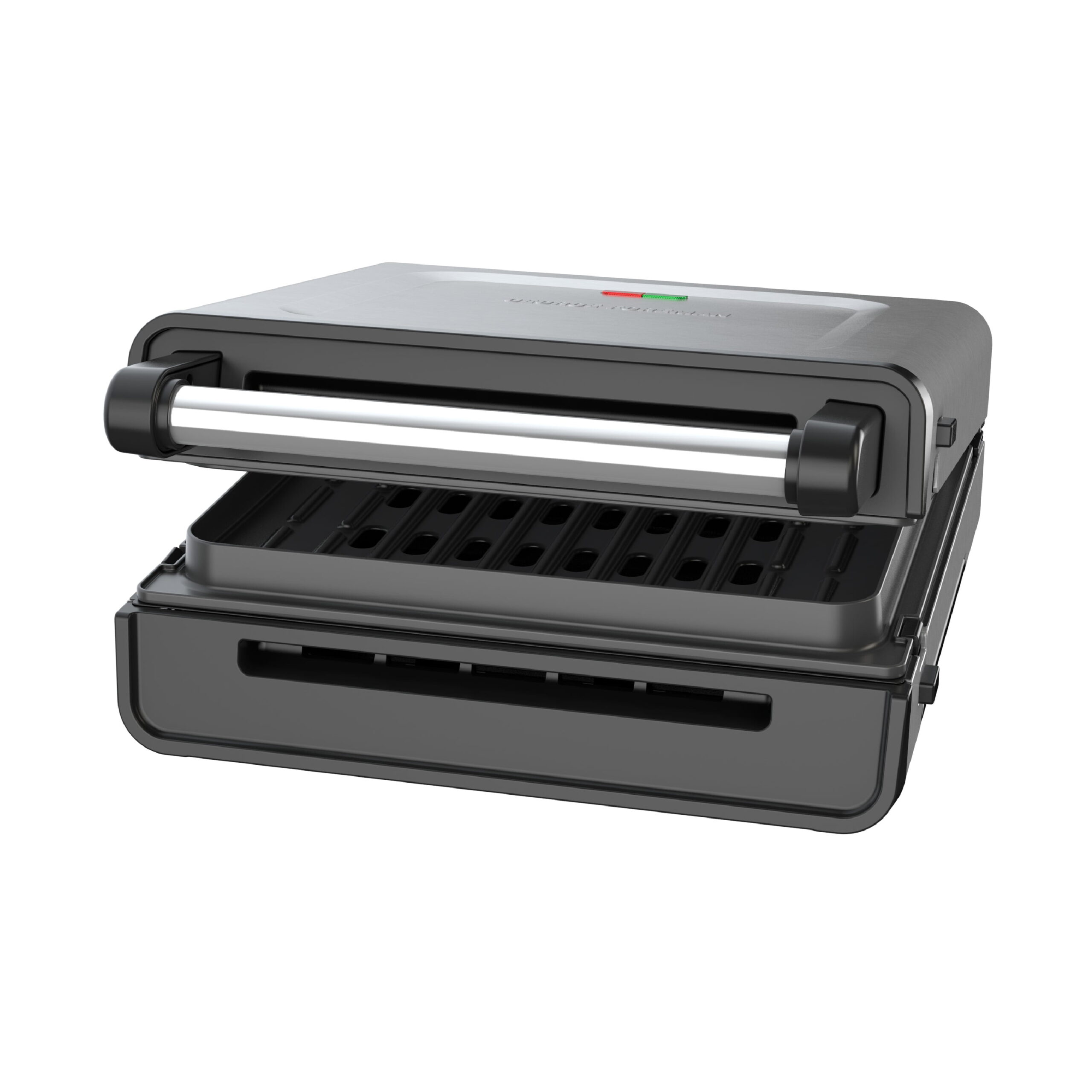 George Foreman Contact Smokeless - Ready Grill. Family Size (4-6 Servings). GRS6090B-1