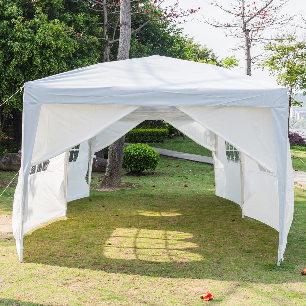 UBesGoo 10-x 20′ Outdoor Ez Pop Up Party Tent Wedding Gazebo Canopy 6 Walls